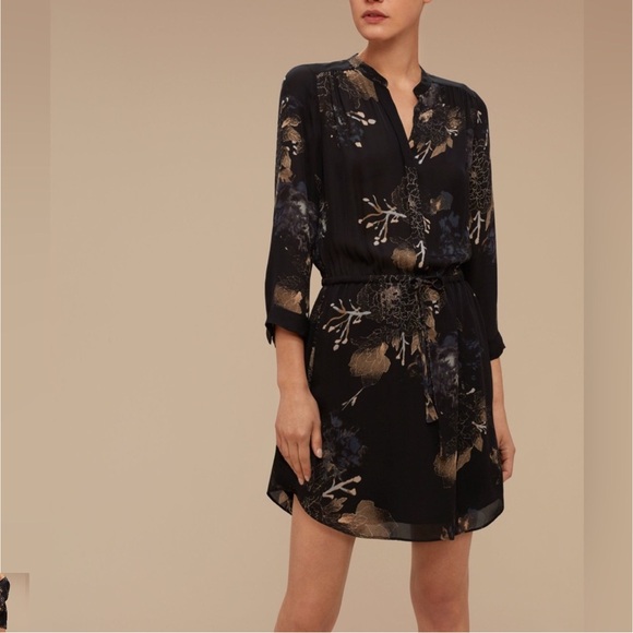 Babaton Dresses & Skirts - Aritzia Babaton Bennett Silk Dress, Size XXS